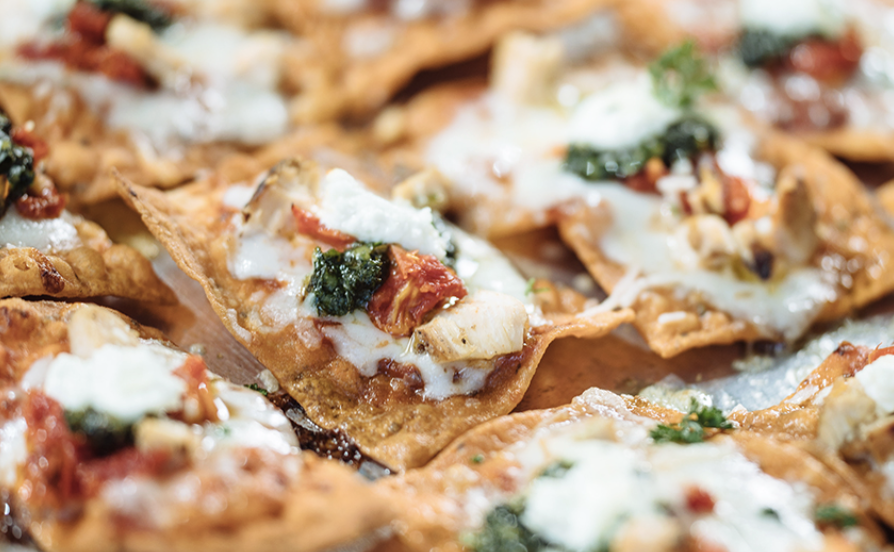 Terilli’s Restaurant signature dishes "Italchos" (Italian Nachos)Veal TerilliLasagna